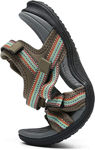 Photo 1 of DUINN Womens Hiking Sandal Stylish Sport Sandal Straps with Adjustable Hooks with Arch Support Beach Vacation Casual Camping
