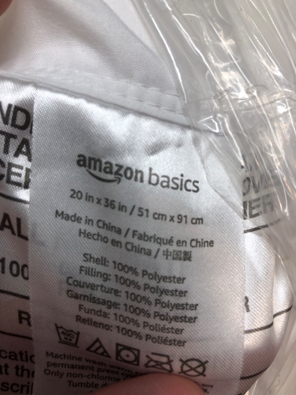 Photo 3 of *** ONLY ONE***Amazon Basics Down Alternative Bed Pillows