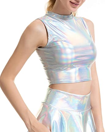 Photo 1 of FlyCC Women Metallic Tank Tops,  med