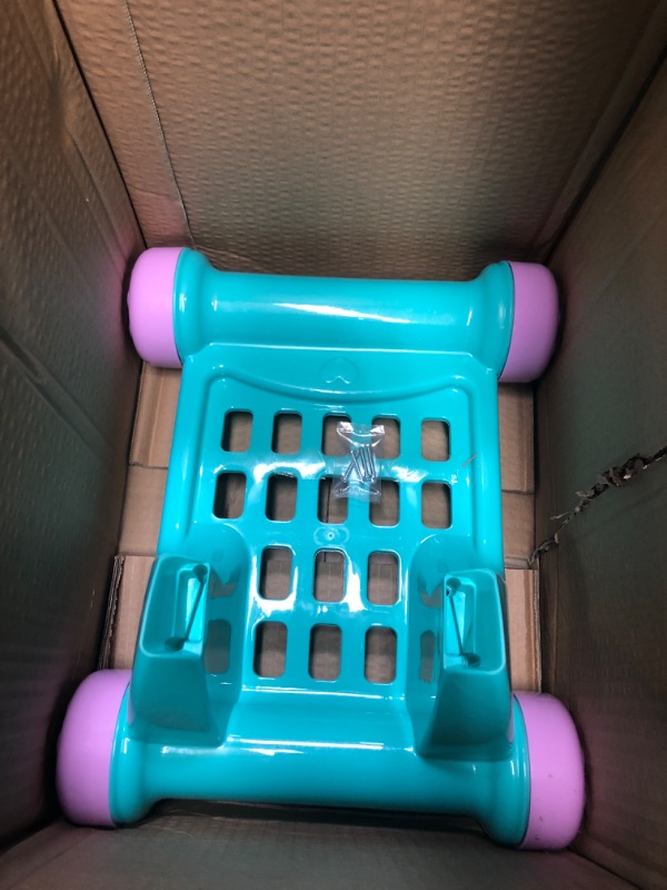 Photo 3 of Battat Play Circle by Battat Pink Shopping Day Grocery Cart Toy Shopping Cart wi...