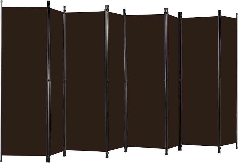 Photo 1 of Room Divider 8-Panel Folding Portable Office Walls Divider, Folding Privacy Screens Reduce Ambient Noise in Workspace, Classroom and Healthcare Facilities -...
