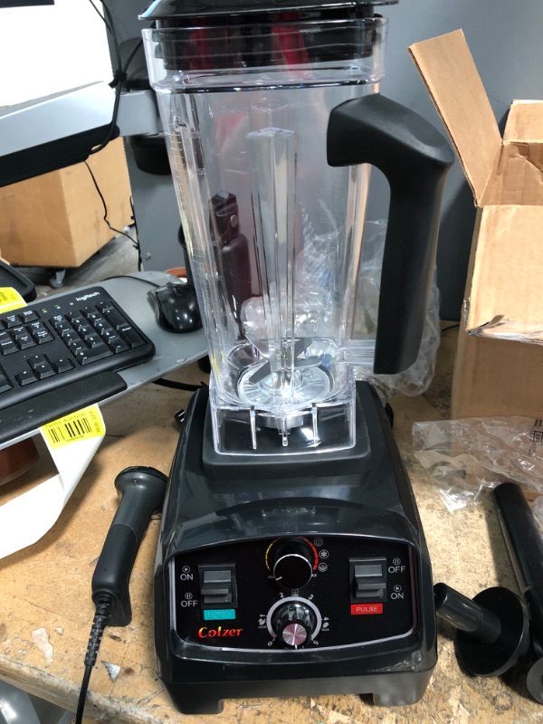 Photo 2 of *TESTED* Heavy Duty Smart Blender Commercial Grade Automatic Timer Blender Mixer Juicer Fruit Food Processor Can Make Various Beverages
