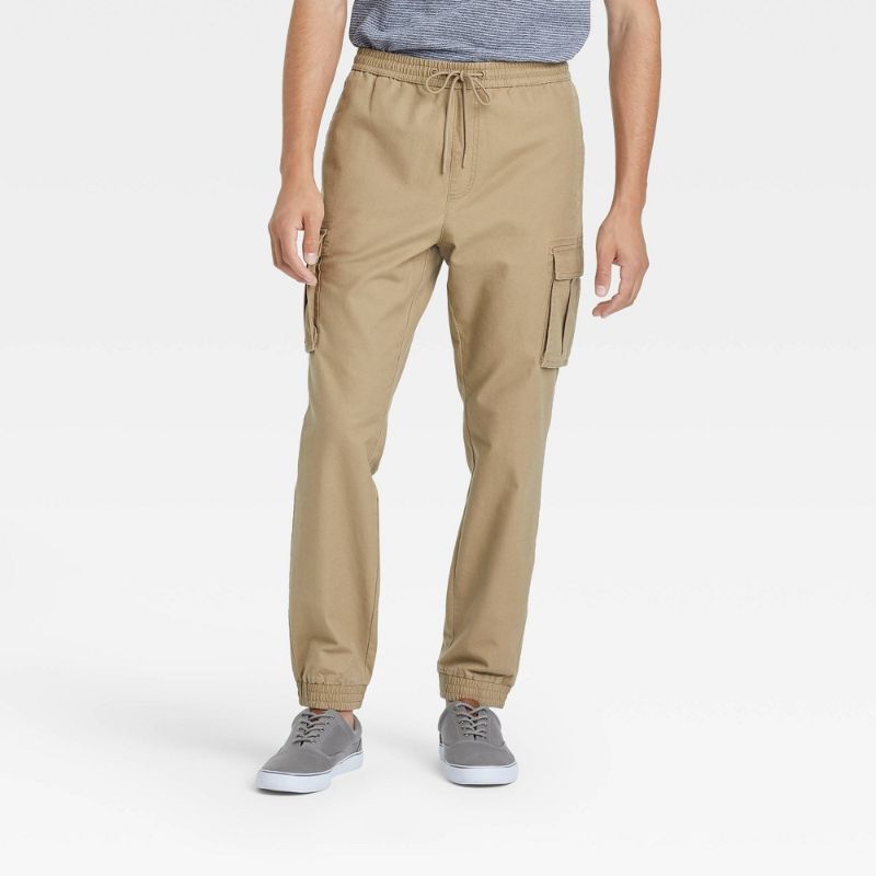 Photo 1 of * SIZE LASRGE* Men's Canvas Cargo Jogger Pants - Goodfeow & Co™
