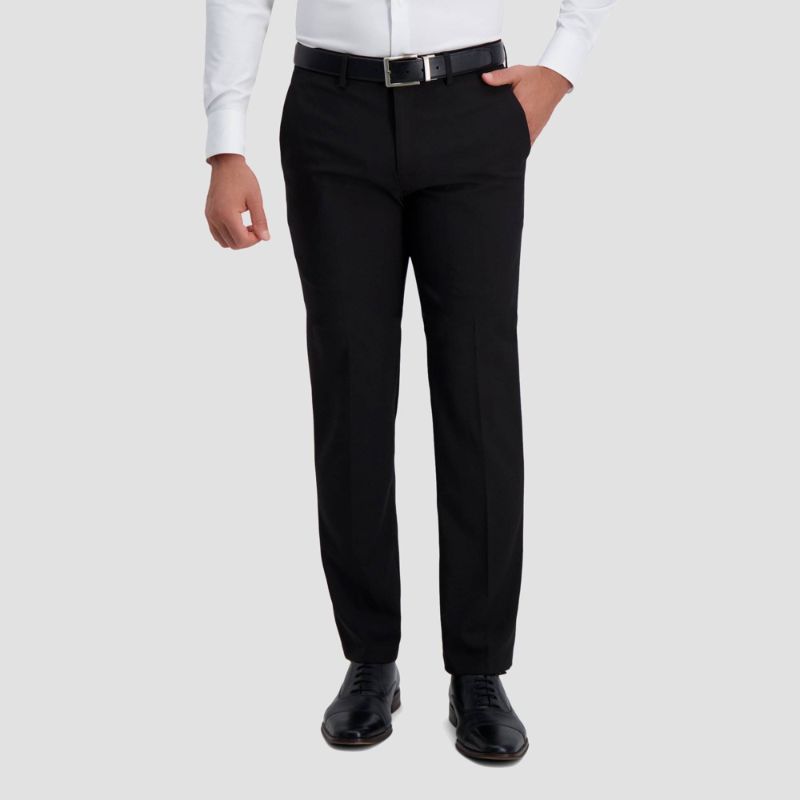 Photo 1 of * SIZE 34WX32L* Haggar H26 Men's Premium Stretch Straight Fit Trousers -
