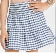 Photo 1 of cat and jack girls gingham tiered skirt
medium 