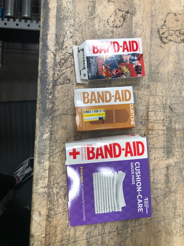 Photo 1 of **bundle of Band-Aids and gauze
3 items