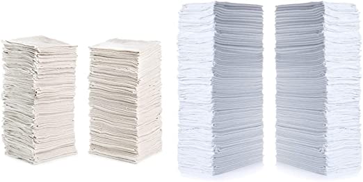 Photo 1 of 
Simpli-Magic 79142 Shop Towels 14"x12", Pack of 150, White & 79006-100PK Shop Towels 14”x12”, White, 100 Pack
