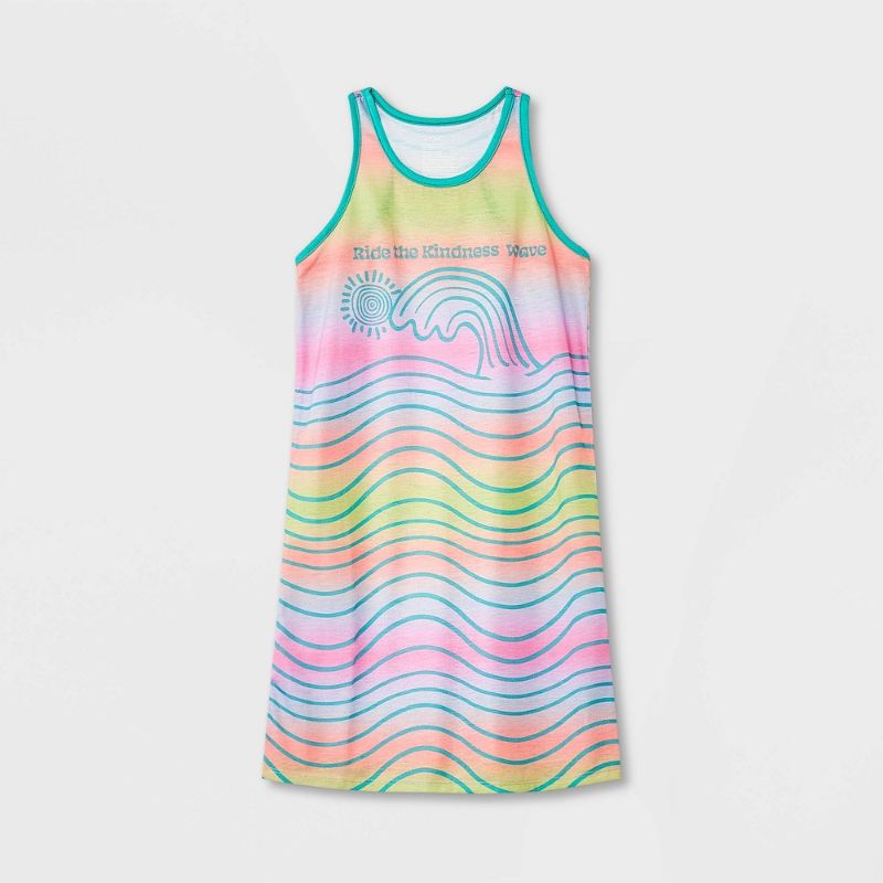 Photo 1 of Girs' Rainbow Tank NightGown - Cat & Jack (size L 10/12)