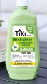 Photo 1 of 32oz Clean Burn BiteFighter Torch Fuel -TIKI