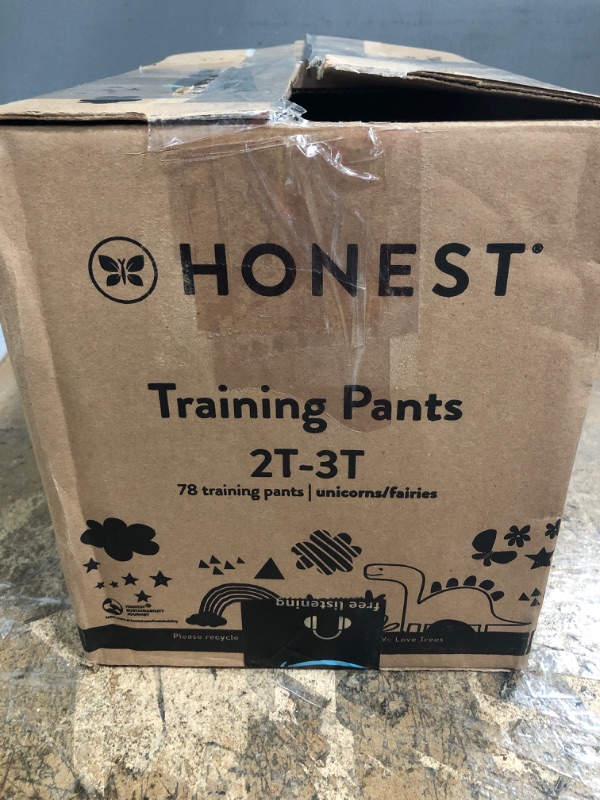 Photo 1 of (3) Honest Training Pants, Fairies, 2T 3T (Up to 34 lbs) - 26 training pants 