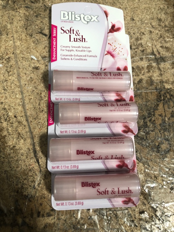 Photo 2 of Blistex Soft and Lush Lip Balm - 0.13oz - 4 pack