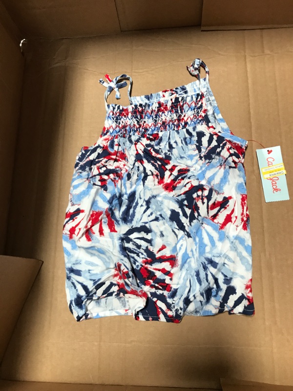 Photo 2 of Girl' Americana Mocked Tank Top - Cat & Jack™ size small
