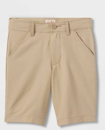 Photo 1 of 2 PACK: Boys' Uniform Chino Shorts - Cat & Jack™ Khaki size 6 

