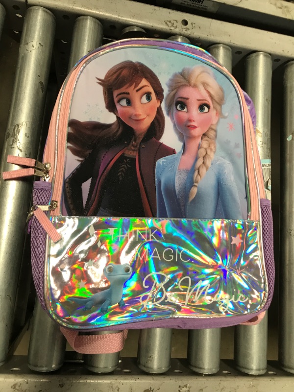 Photo 2 of Frozen Anna & Elsa & Bruni Kids' 16" Backpack - Purple 16 Inches (H) x 12 Inches (W) x 4 Inches (D)

