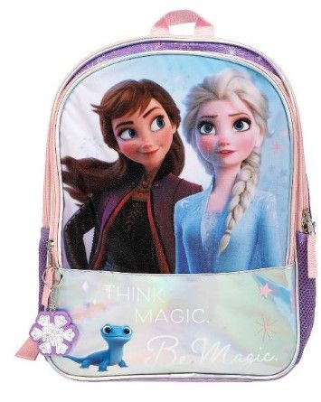 Photo 1 of Frozen Anna & Elsa & Bruni Kids' 16" Backpack - Purple 16 Inches (H) x 12 Inches (W) x 4 Inches (D)

