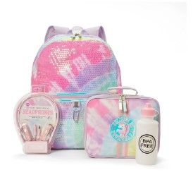 Photo 1 of IMG Kids' 17" Backpack with Headphone Set 17 Inches (H) x 12 Inches (W) x 5 Inches (D)

