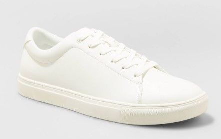 Photo 1 of Men's Kingston Casual Sneakers - Goodfellow & Co™ White size 10.5

