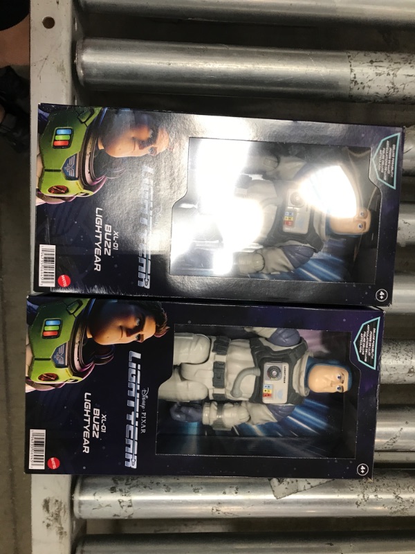 Photo 2 of 2 PACK: Disney Pixar Lightyear Large Scale XL-01 Buzz Action Figure, 12 Inch Scale Authentic Movie Collector Toy, 14 Movable Joints, Ages 4 Years & Up
