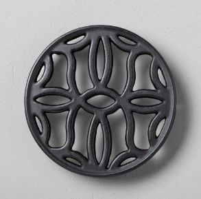 Photo 1 of 3 PACK: Cast Iron Trivet Black - Hearth & Hand with Magnolia
