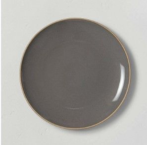 Photo 1 of 15 pcs Hearth & Hand with Magnolia Stoneware Exposed Rim Dinner Plate Gray set 