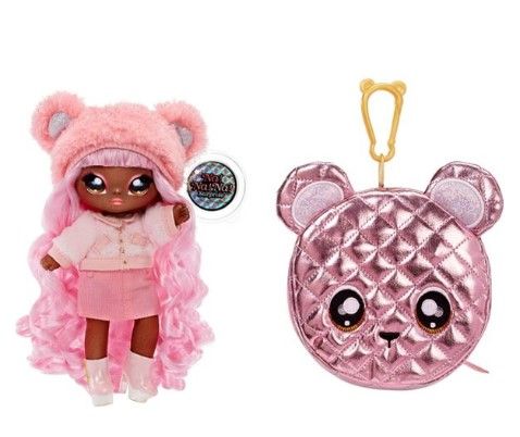 Photo 1 of 2 PACK: Na! Na! Na! Surprise Glam Series Cali Grizzly with Metallic Purse 2-in-1 Fashion Doll

