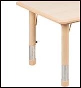 Photo 1 of ***LEGS ONLY***
Flash Furniture 23.625"W x 47.25"L Rectangular Natural Plastic Height Adjustable Activity Table
