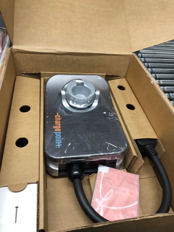 Photo 2 of (PARTS ONLY) ChargePoint Home Flex Electric Vehicle (EV) Charger upto 50 Amp, 240V, Level 2 WiFi Enabled EVSE, UL Listed, Energy Star, NEMA 6-50 Plug or Hardwired, Indoor/Outdoor, 23-Foot Cable