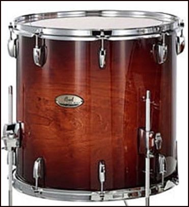 Photo 1 of **ONE DRUM ONLY***
Pearl Session Studio Select 16x16 Floor Tom - Gloss Barnwood Brown
