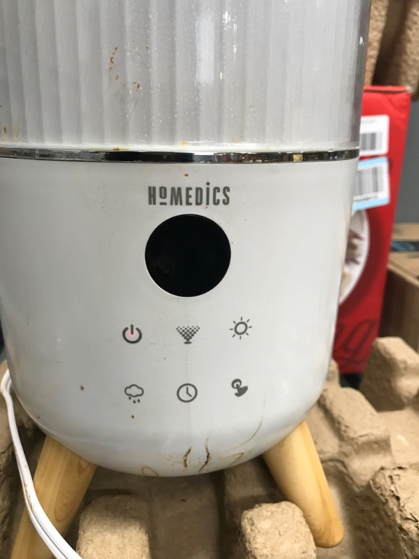 Photo 1 of Homedics Humidifiers for Large Room, TotalComfort Ultrasonic Deluxe Humidifier for Bedroom, Home, Office or Plants. Top Fill, Cool Mist, 1.47 Gallons, Auto Timer Up to 12 hours