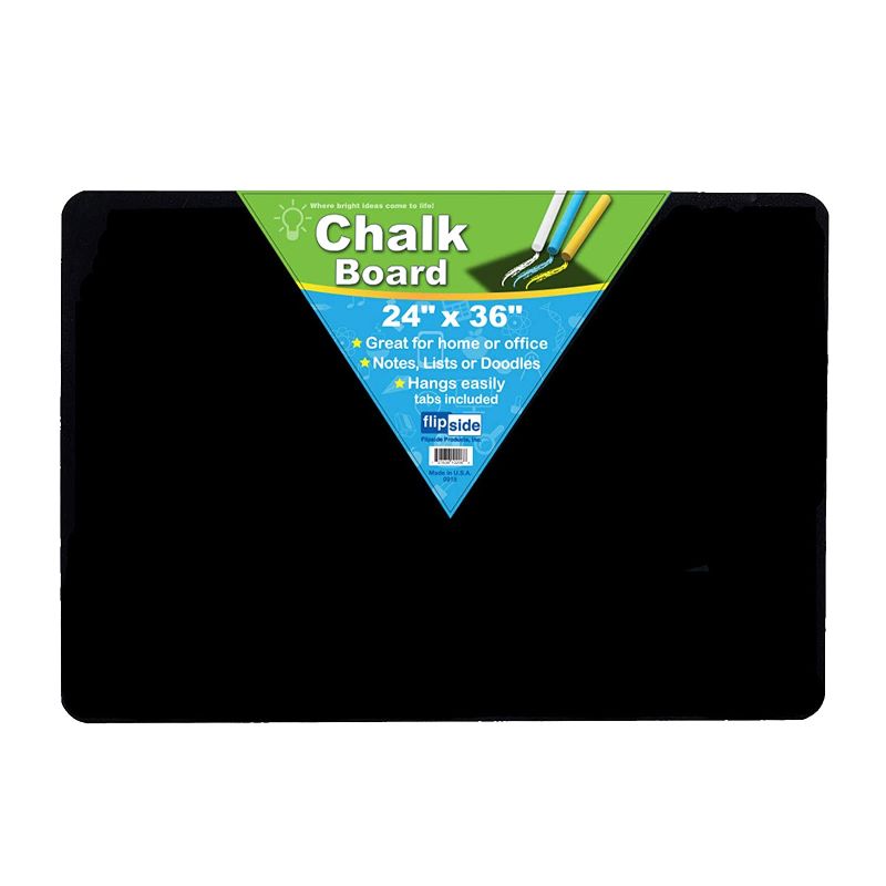 Photo 1 of Flipside FLP10206 Chalk Board, 24" Width, 36" Length, Black
