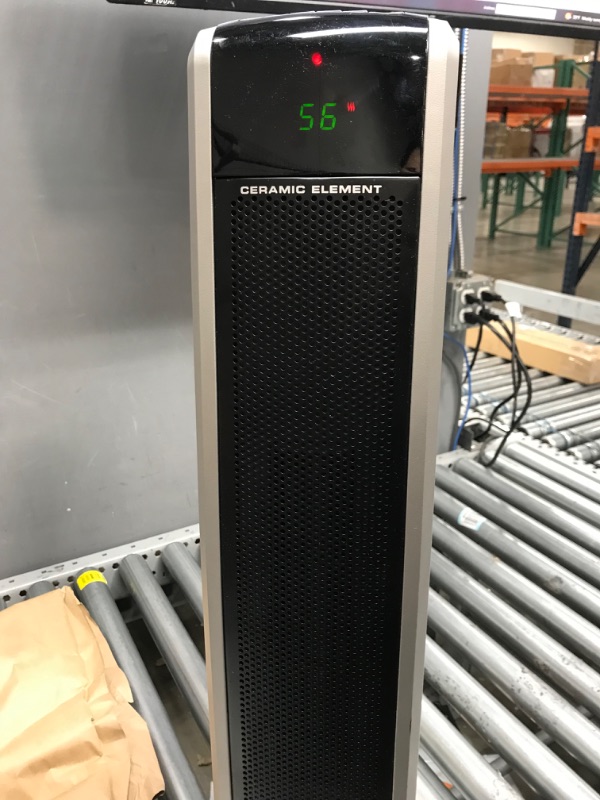 Photo 2 of Lasko Oscillating Digital Ceramic Tower Space Heater for Home with Overheat Protection, Timer and Remote Control