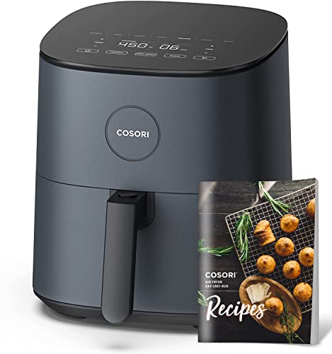 Photo 1 of COSORI Air Fryer, 5 QT, 9-in-1 Airfryer Compact Oilless Small Oven, Dishwasher-Safe, 450? freidora de aire, 30 Exclusive Recipes, Tempered Glass Display, Nonstick Basket, Quiet