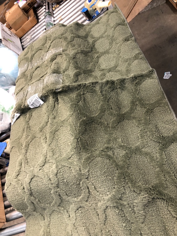 Photo 1 of 3x5ft area rug olive green