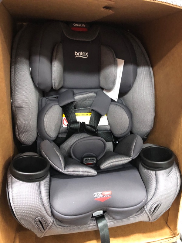 Photo 2 of Britax One4Life ClickTight All-in-One Car Seat – 10 Years of Use – Infant, Convertible, Booster – 5 to 120 pounds - SafeWash Fabric, Drift Drift [New Version]