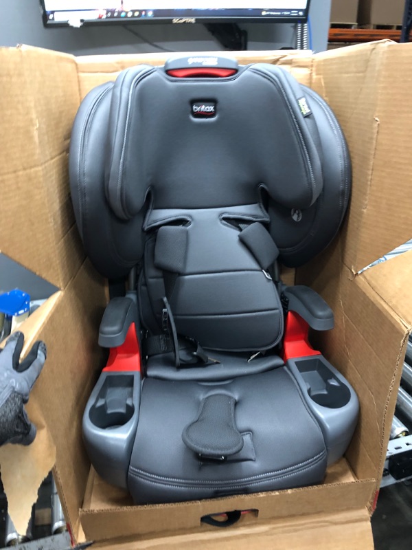 Photo 2 of Britax Grow with You ClickTight Harness-2-Booster Car Seat, Cool N Dry - Cool Flow Moisture Wicking Fabric ClickTight Cool n Dry