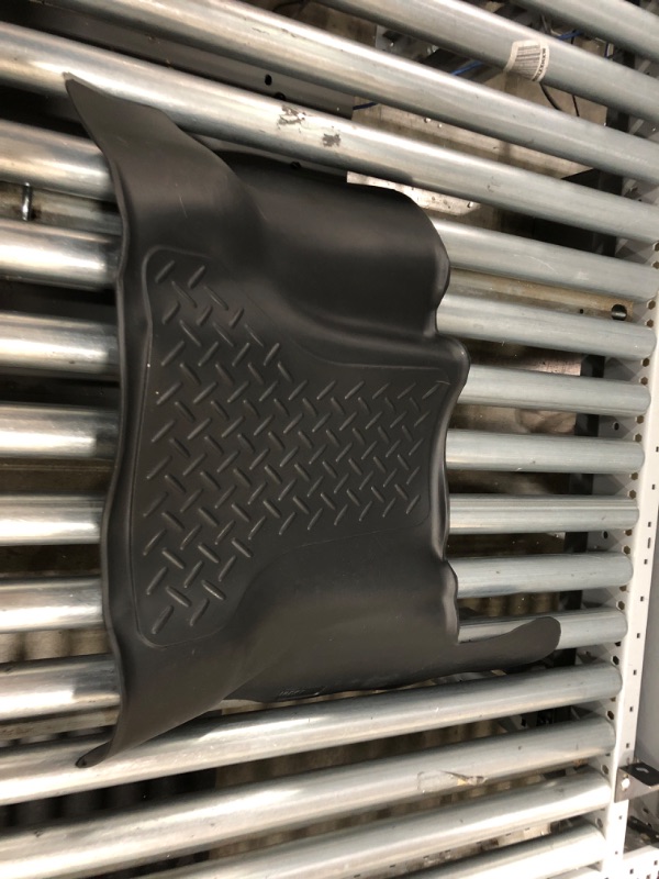 Photo 2 of Husky Liners Weatherbeater Series | Center Hump Floor Liner - Black | 83361 | Fits 2015-2021 Ford F-150/F-250/F-350 SuperCrew/ SuperCab, 2018-2019 Ford F-450 Super Duty Crew Cab 1 Pcs