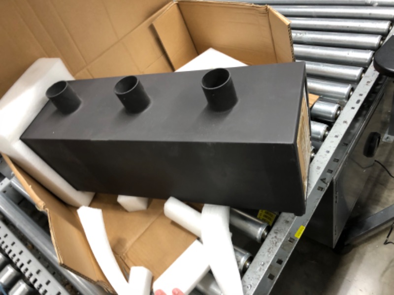 Photo 1 of VEVOR Portable Propane Forge Three Burners and Open Structure, Propane Burner Forge Large Capacity, Square Metal Blacksmithing Forge for Knife and Tool Making Equipment