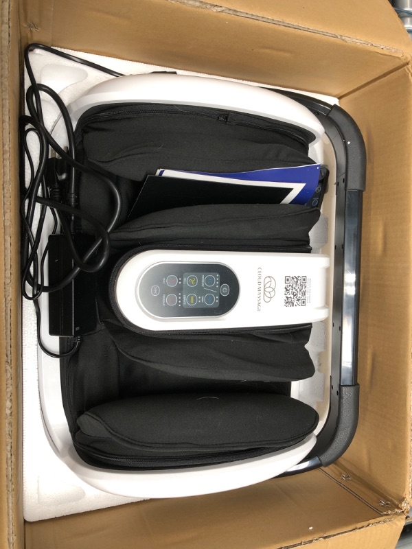 Photo 2 of Cloud Massage Shiatsu Foot Massager Machine - Increases Blood Flow Circulation, Deep Kneading, with Heat Therapy - Deep Tissue, Plantar Fasciitis, Diabetics, Neuropathy (with Remote)