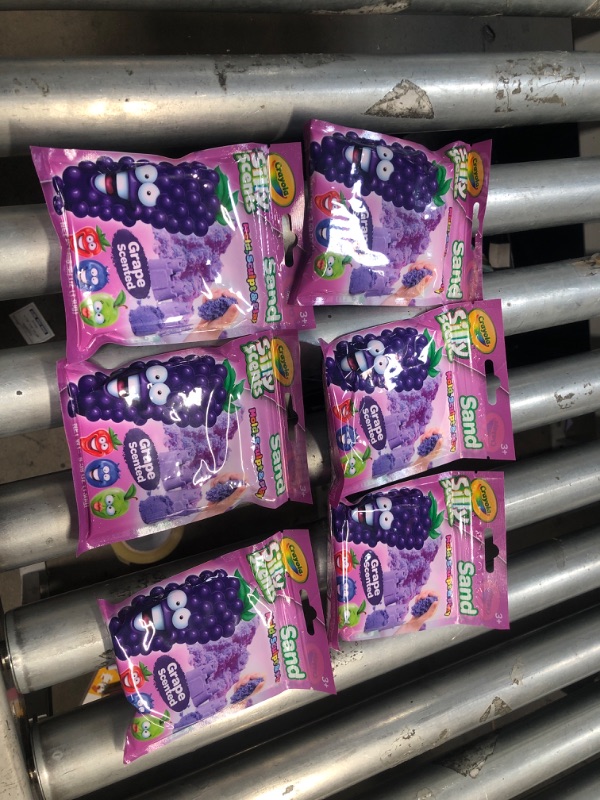 Photo 1 of CRAYOLA SILLY SCENTS SAND BAG GRAPE SCENTED
6 PACK