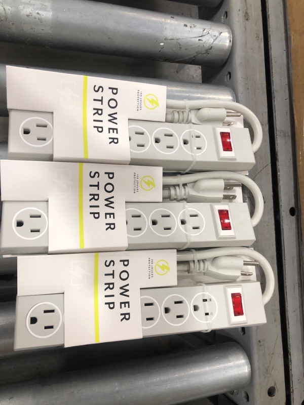 Photo 1 of 3 PACK* 6 OUTLET POWER STRIP 