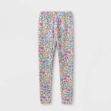 Photo 1 of 5 PACK*
GIRLS FLORAL LEGGINGS- MEDIUM