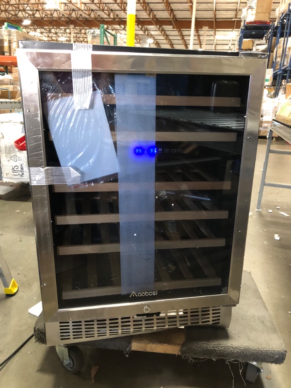 Photo 2 of AAOBOSI 24 inch ?YC-150B Wine Cooler
**MINOR DENTS**