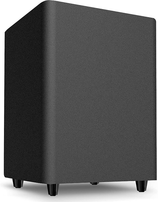 Photo 1 of Pyle 8'' Active Down Firing Subwoofer - Home Theater Surround Sound Black w/Sealed Design, Magnetic Design w/Sleek Black Color, Down Firing Port for Deeper Bass Resonance - PSUB8A
