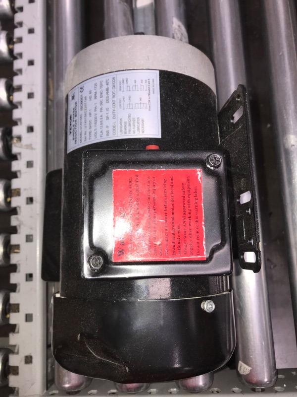 Photo 2 of 2 HP Electric Motor 56C Frame 5/8" Shaft Single Phase 115/230 Volt 3450 RPM TEFC
