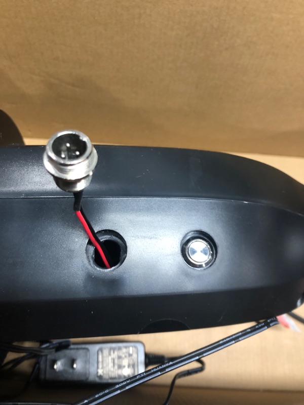 Photo 5 of *Damage to Charging Port/See Photos* Hover-1 Drive Electric Hoverboard | 7MPH Top Speed, 3 Mile Range, Long Lasting Lithium-Ion Battery, 6HR Full-Charge, Path Illuminating LED Lights Black