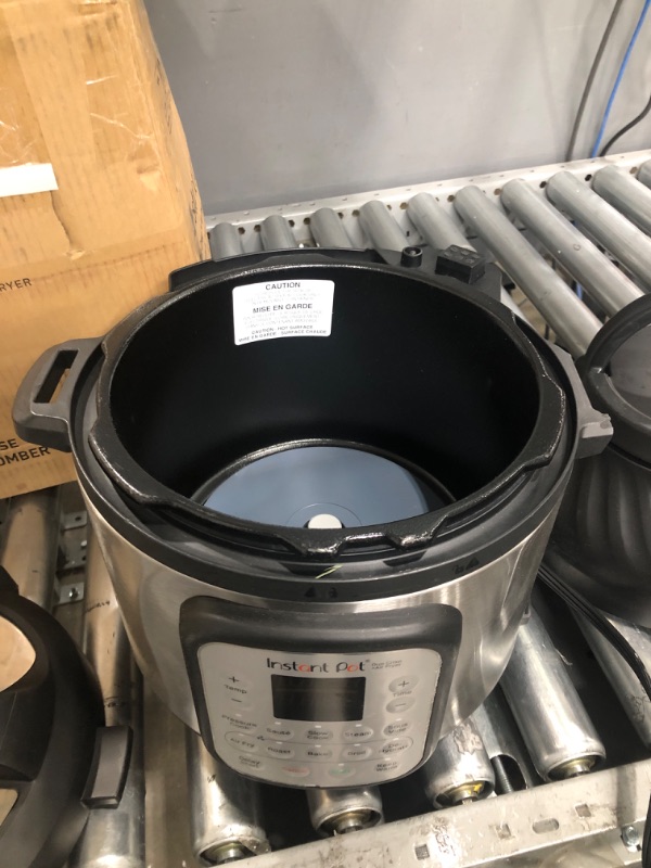 Photo 2 of (PARTS ONLY) Instant Pot 6qt Crisp Pressure Cooker Air Fryer - Silver