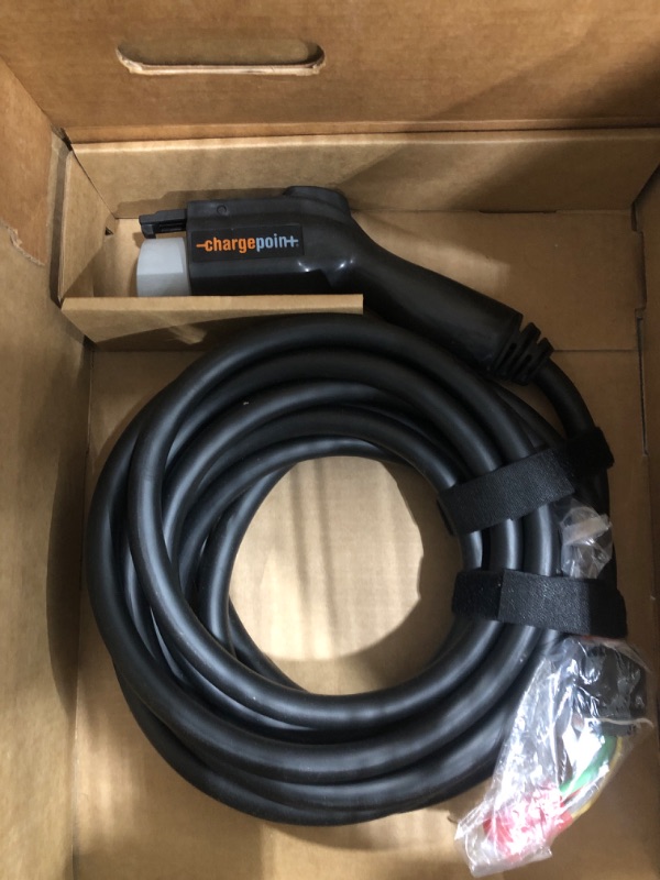 Photo 3 of ChargePoint Home Flex Electric Vehicle (EV) Charger upto 50 Amp, 240V, Level 2 WiFi Enabled EVSE, UL Listed, Energy Star, NEMA 6-50 Plug or Hardwired, Indoor/Outdoor, 23-Foot Cable