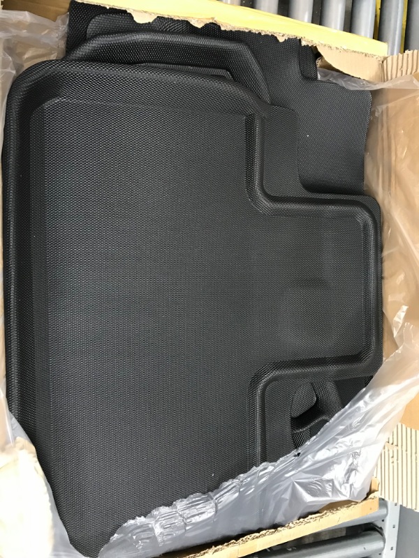 Photo 2 of TAPTES for Tesla Model Y Floor Mats 7 Seater 2023 2022 2021,Waterproof All Weather Floor Trunk Liners Mats Accessories,Compatible with Model Y Trunk Frunk Cargo Liner 2021-2023 (7 Seater)