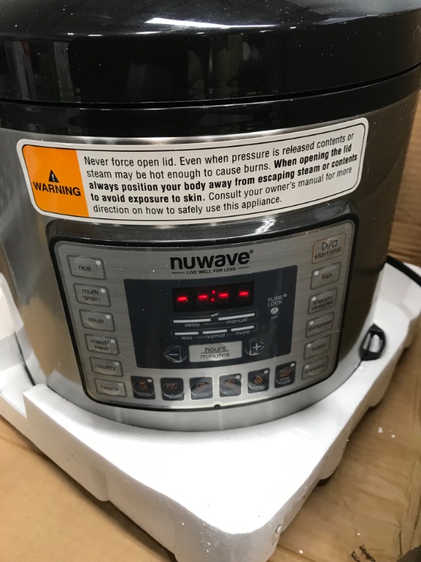 Photo 2 of 
Nuwave Nutri-Pot Digital Pressure Cooker 8-quart with Stainless Steel Inner Pot & Sure-Lock Technology 8 QT with SS Inner Pot