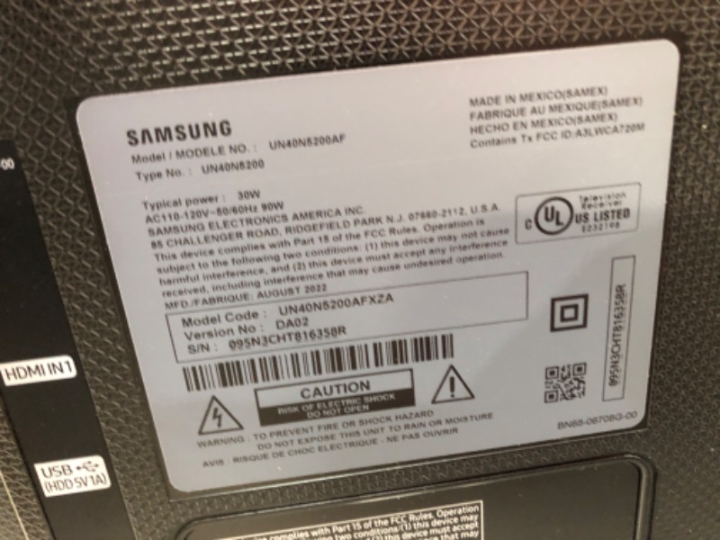 Photo 5 of SAMSUNG 40-inch Class LED Smart FHD TV 1080P (UN40N5200AFXZA, 2019 Model)